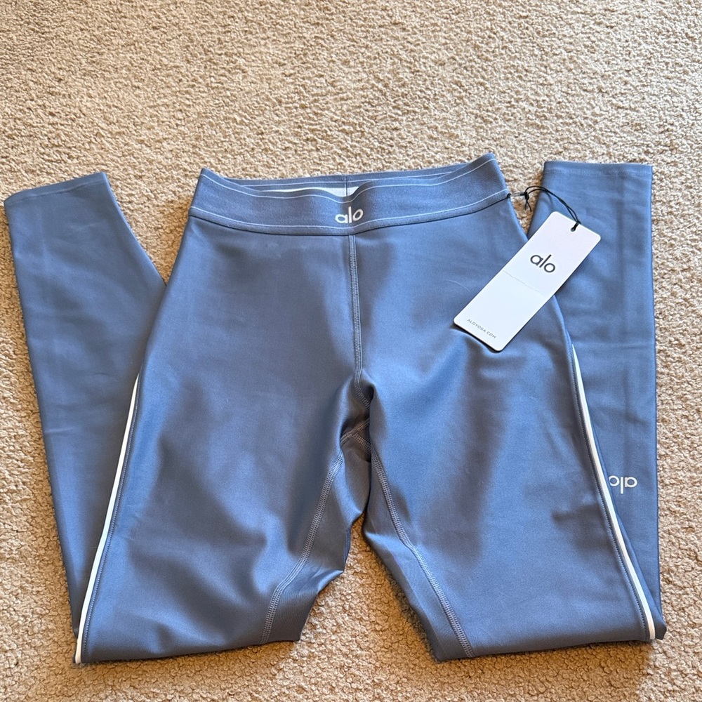 ALO Yoga Bluestone white Leggings